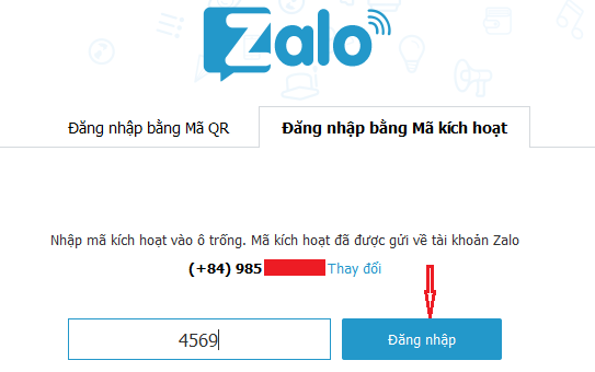 dang nhap zalo 2