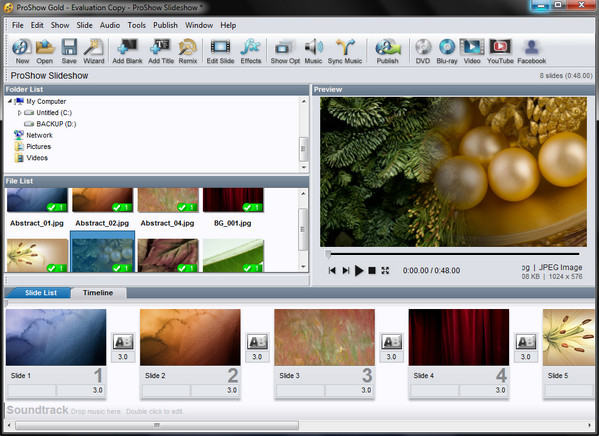Tính năng trên Proshow Gold 9 Full Crack